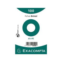 PACK 100 FICHAS EXACOMPTA...