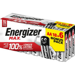 PACK 18+6 PILAS ENERGIZER...