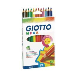 ESTUCHE 12 LÁPICES GIOTTO MEGA